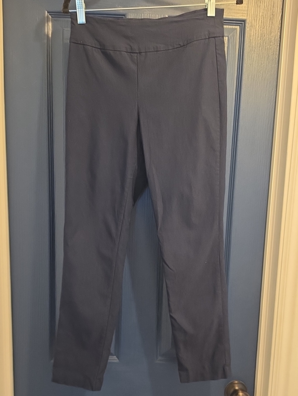 Tribal Navy Elastic Waist Pull-On Pants
